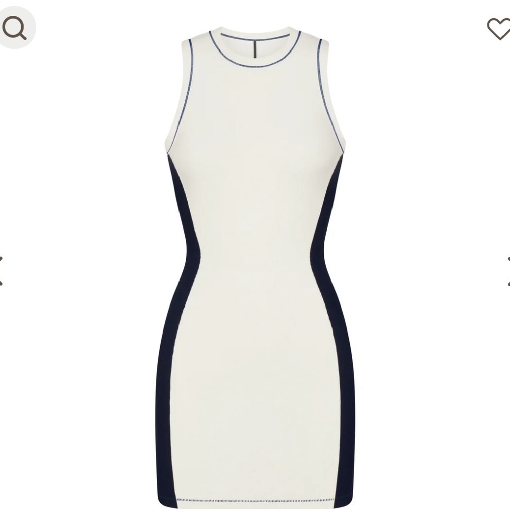 SKIMS COTTON RIB TANK DRESS
MARBLE MULTI / S